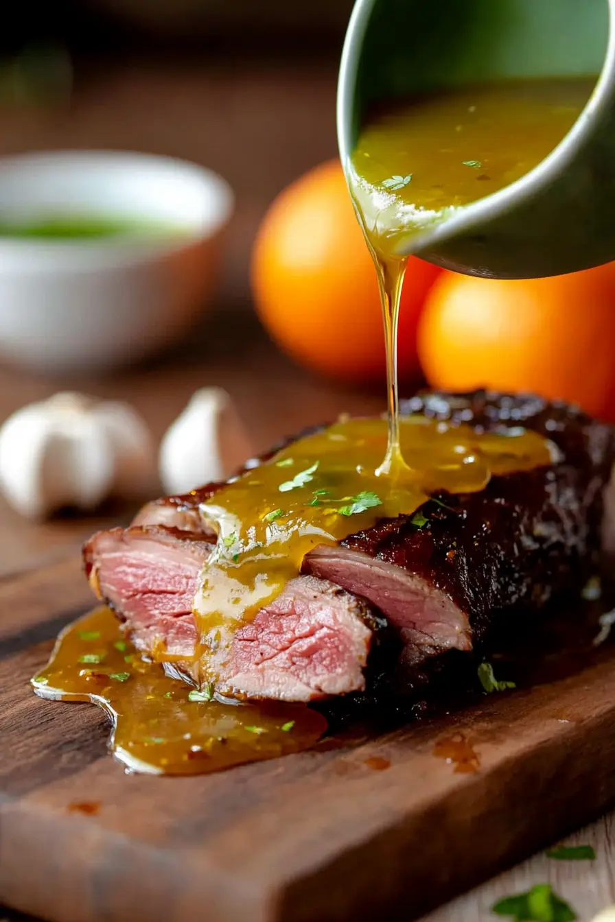 Gourmet Roasted Duck Breast with Orange Sauce