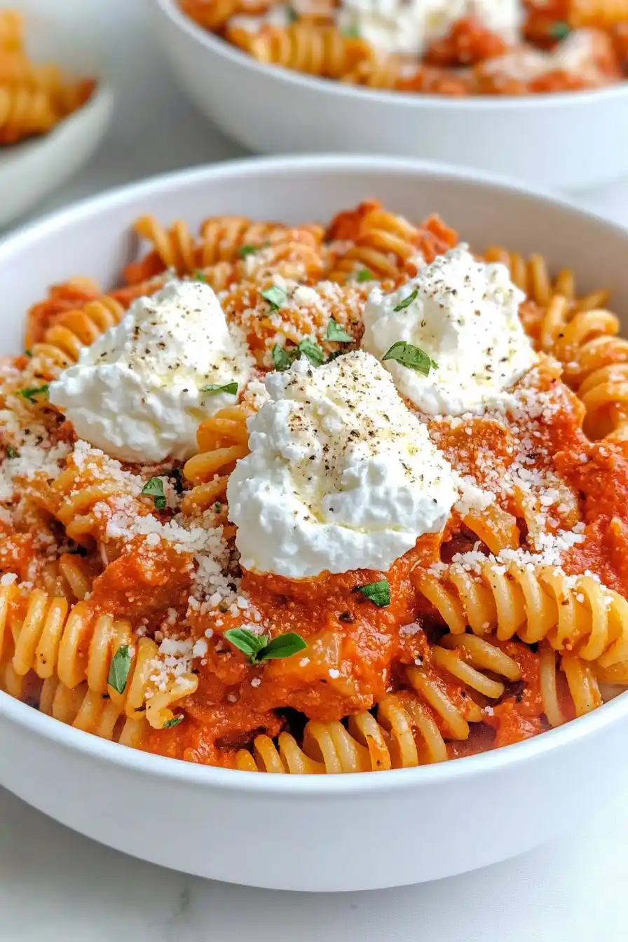 Flavorful Ricotta Pasta alla Vodka
