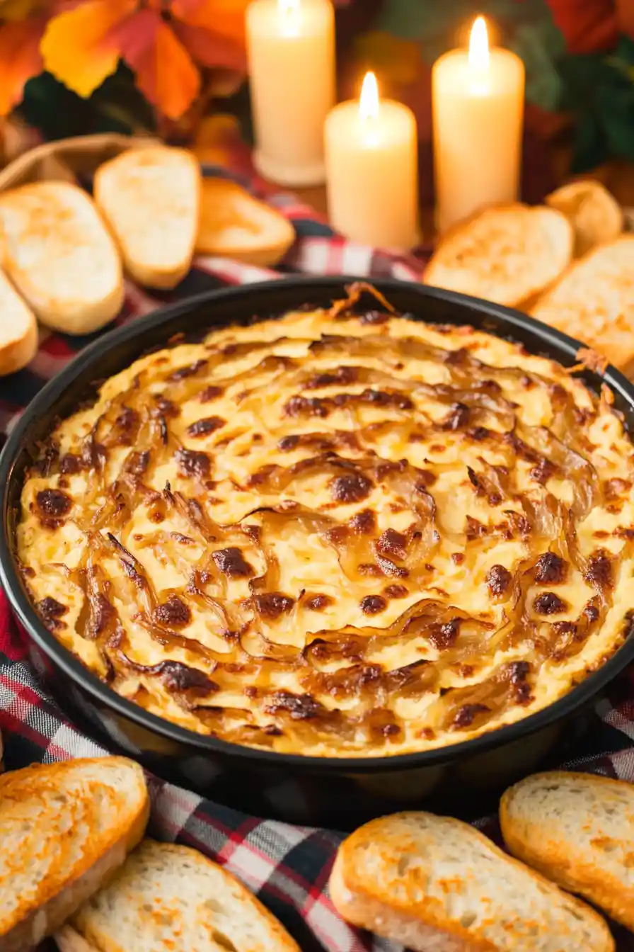 Best Baked Caramelized Onion Dip