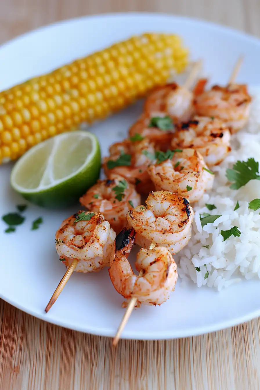 Best Old Bay Grilled Shrimp Kabobs