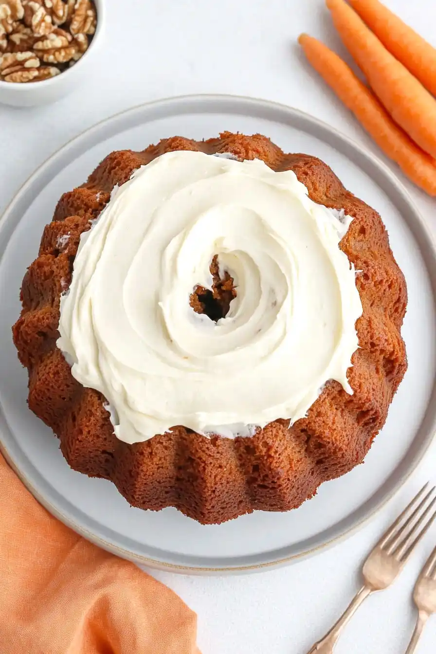 Homemade Carrot Bundt Cake