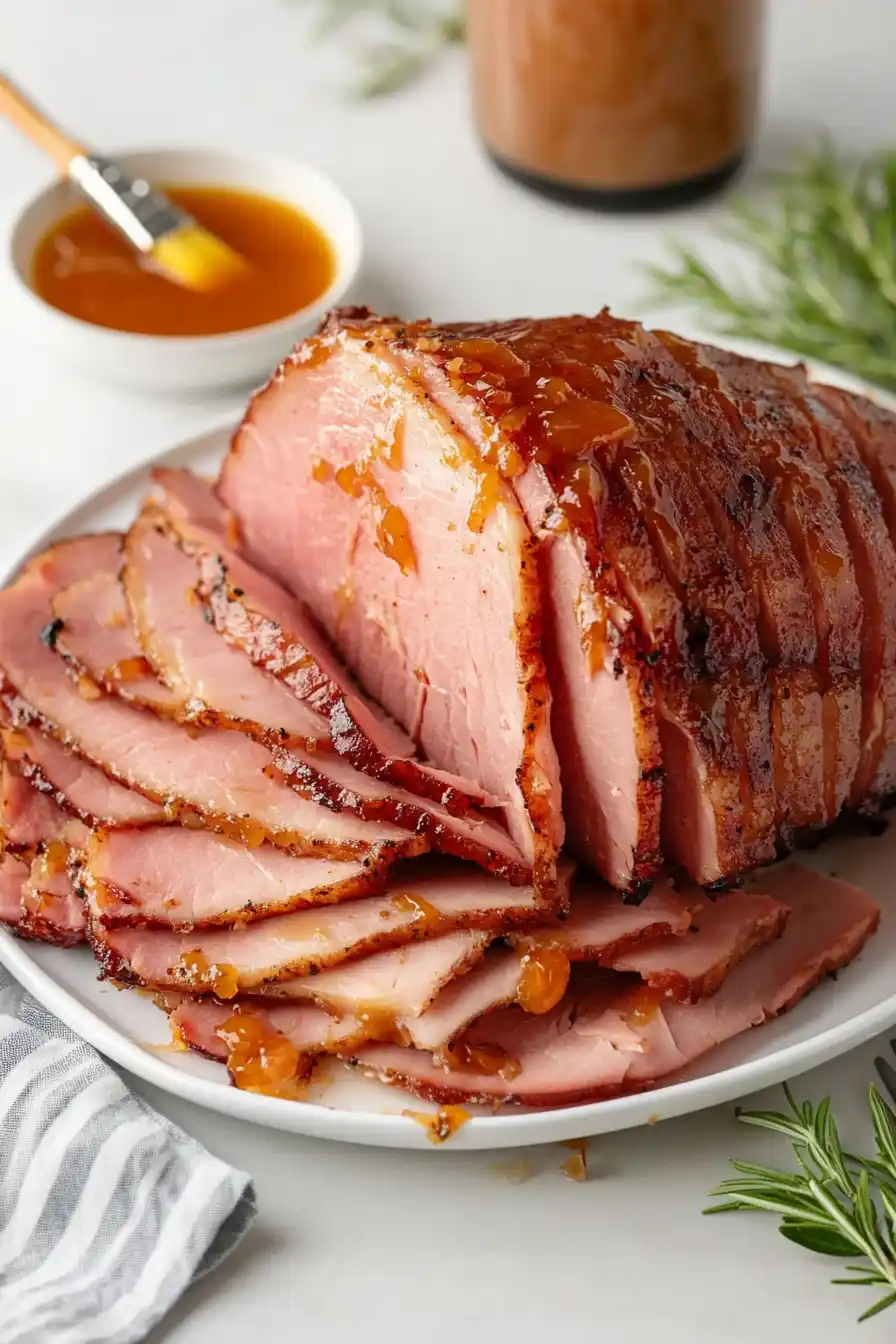 Tasty Apricot Glazed Ham Recipe