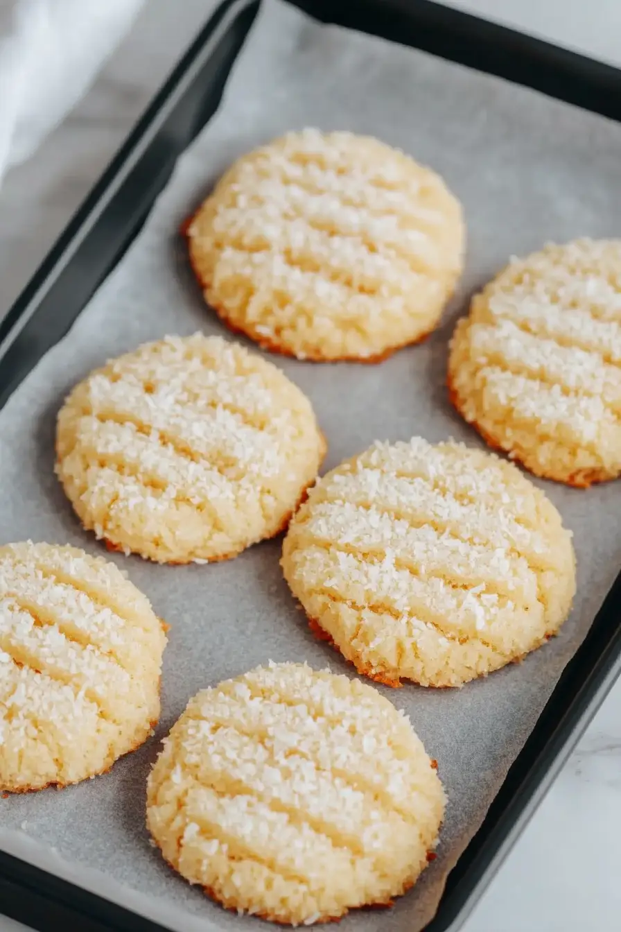 Delicious Condensed Milk Coconut Cookies