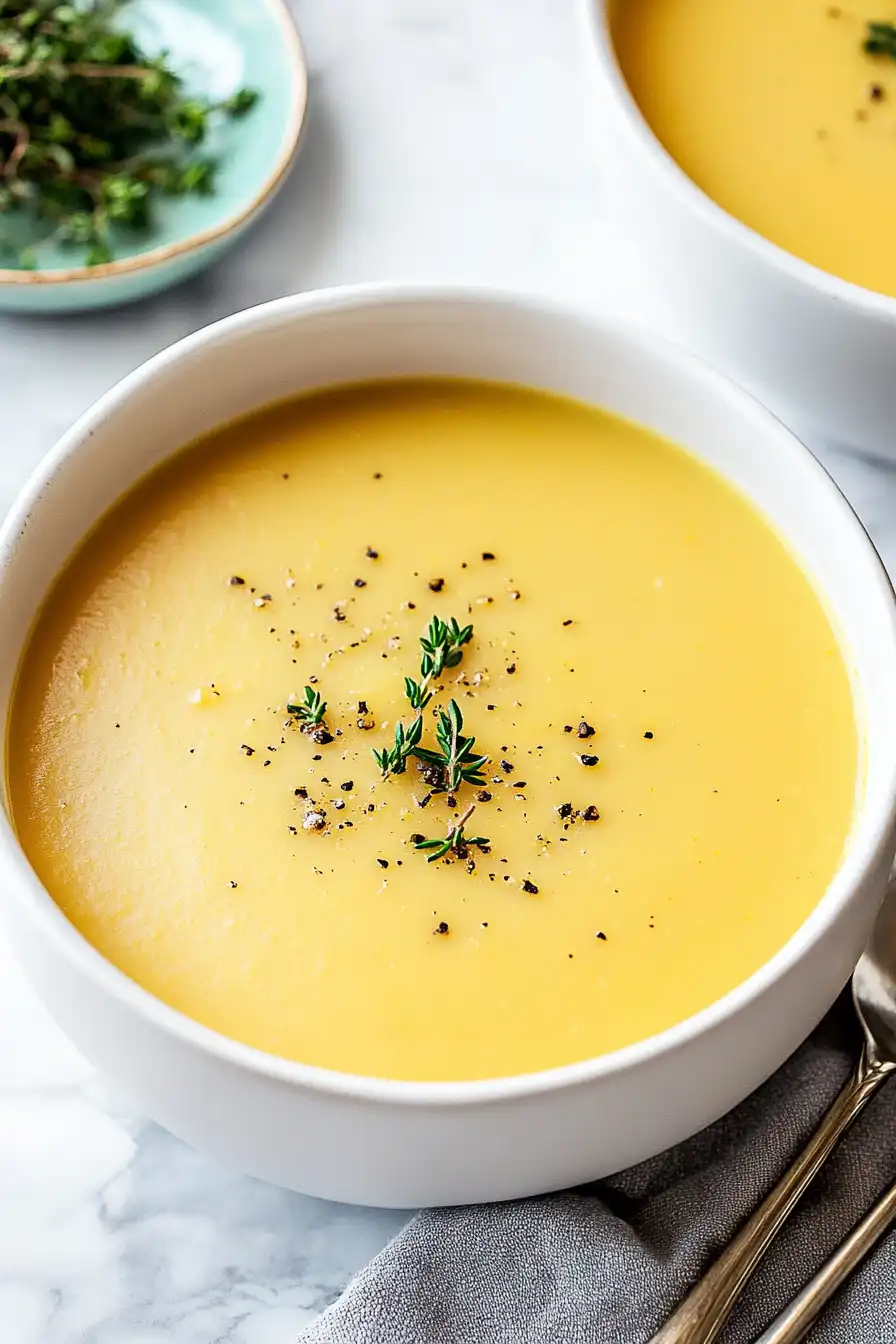 Healthy Instant Pot Yellow Squash Soup