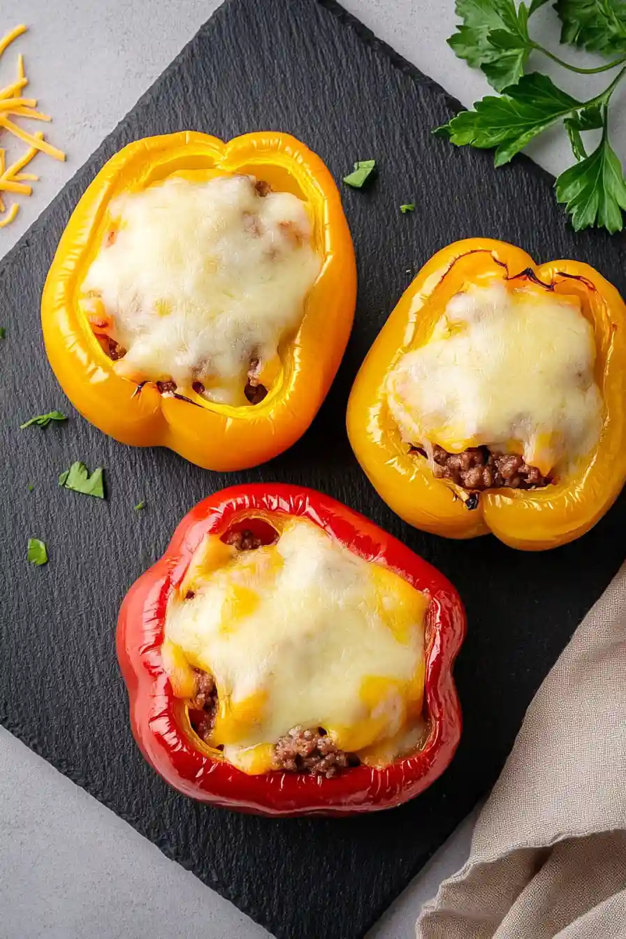 Flavorful Stuffed Bell Peppers Without Rice