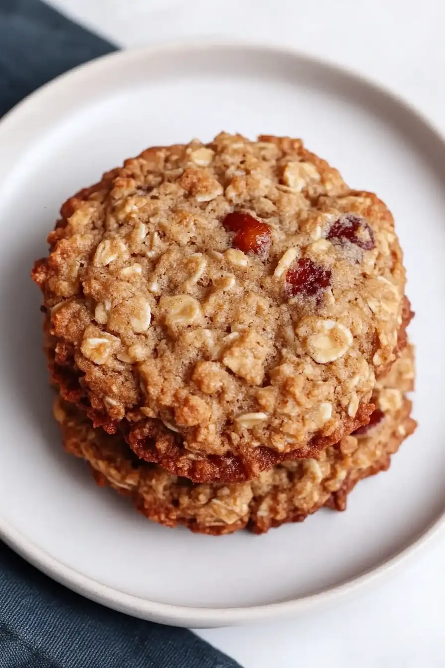 Healthy Oatmeal Apricot Pecan Cookies