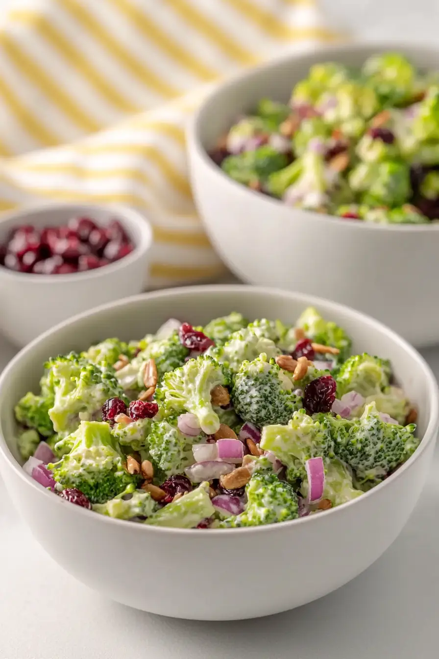 Tasty Broccoli Salad No Mayo