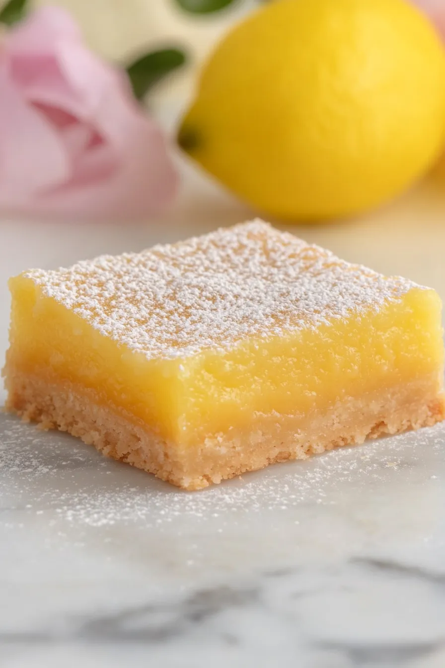 Classic Lemon Shortbread Bars