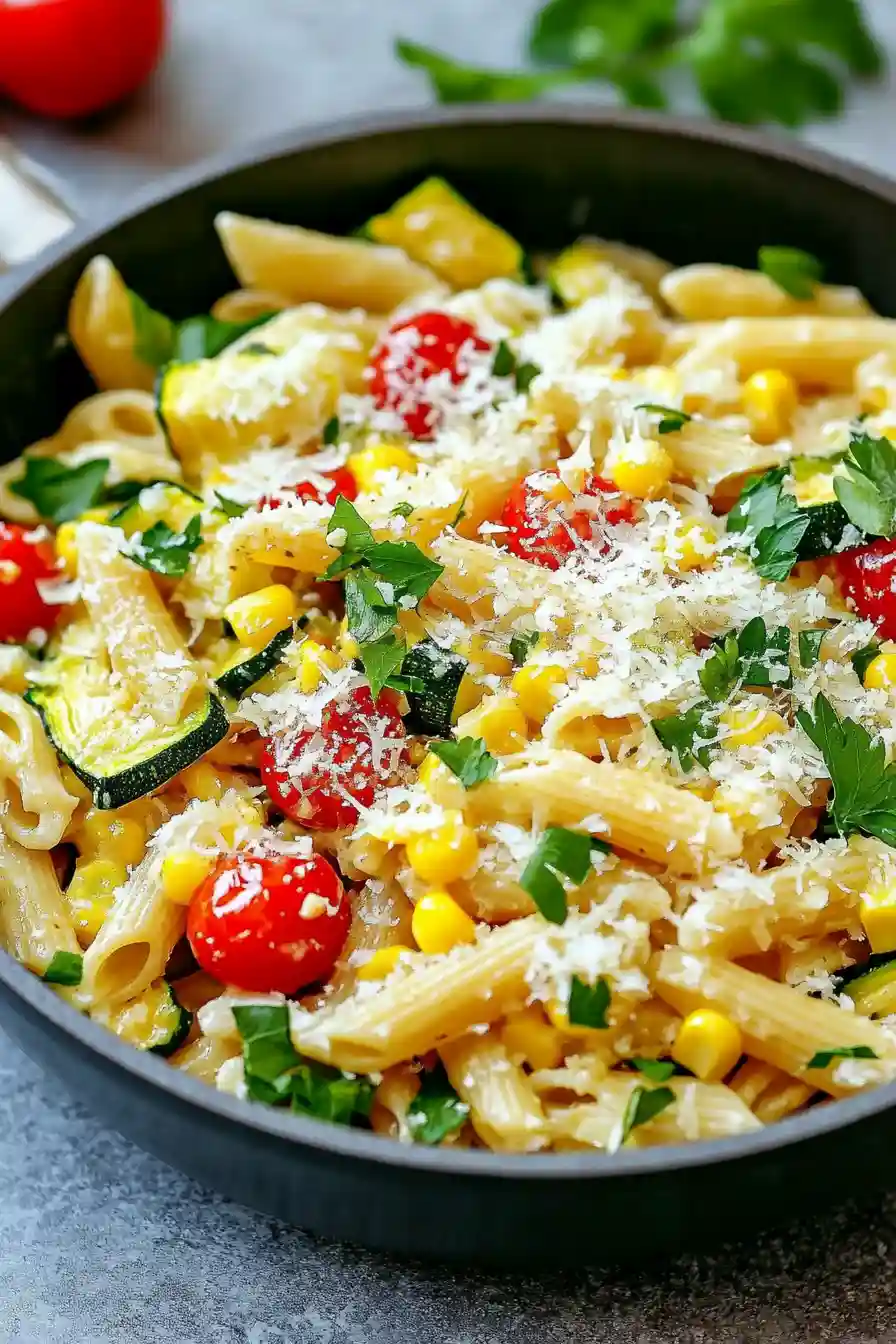 Delicious Grilled Vegetable Pasta Primavera