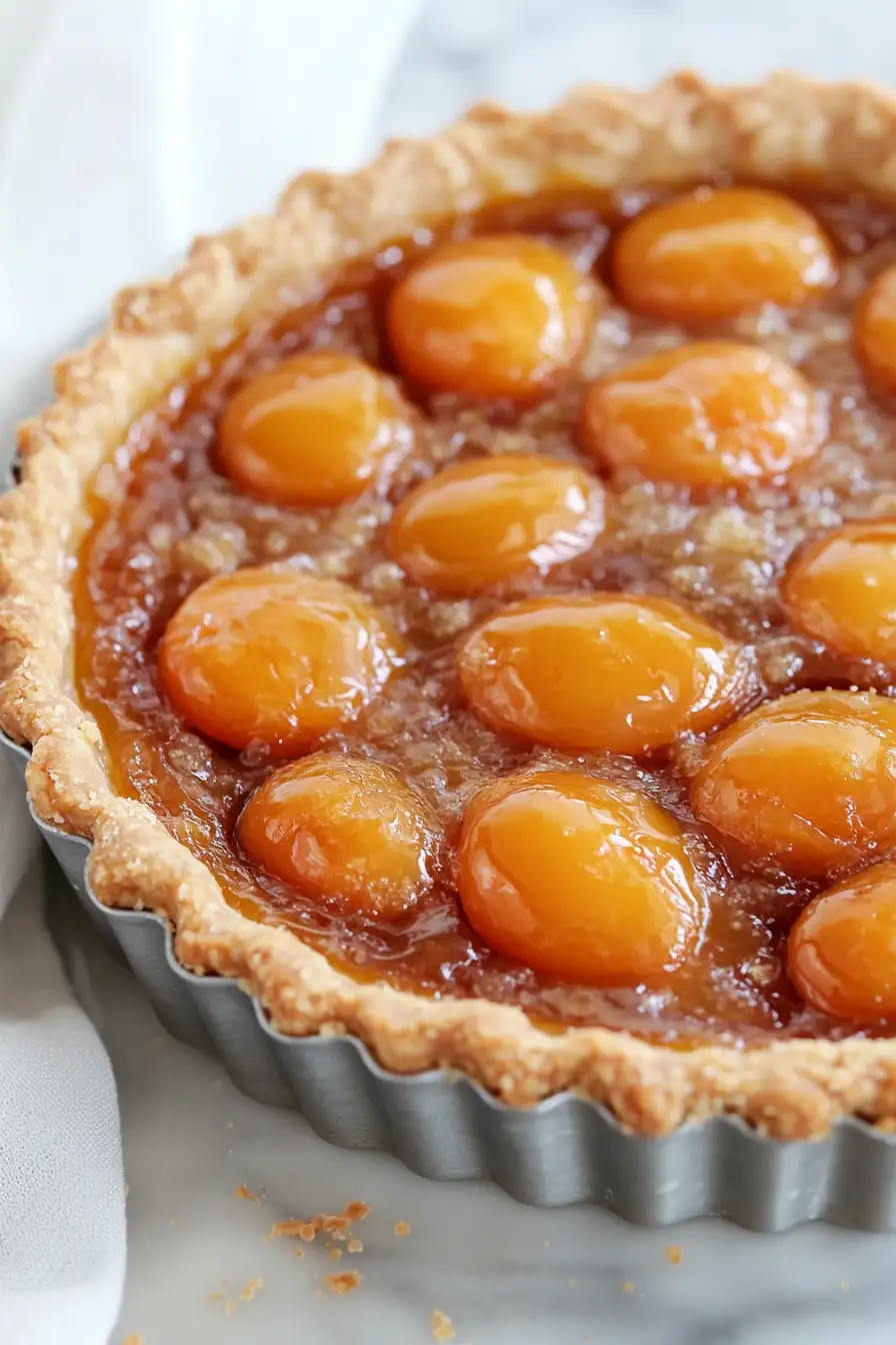Quick Apricot Almond Tart