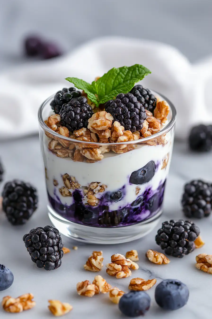 Quick Low Carb Greek Yogurt Parfait
