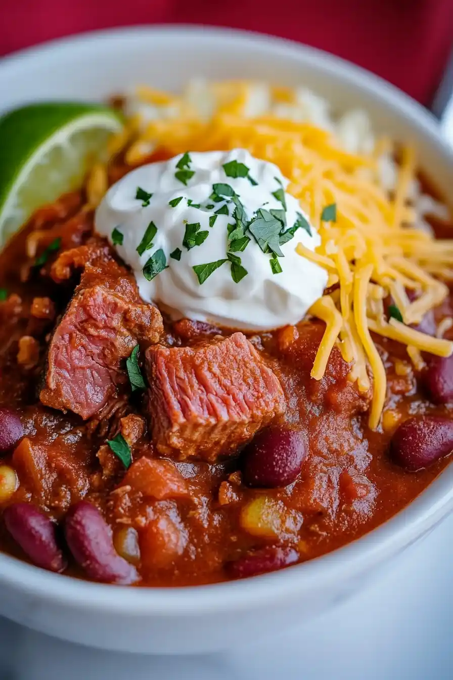 Easy Prime Rib Chili