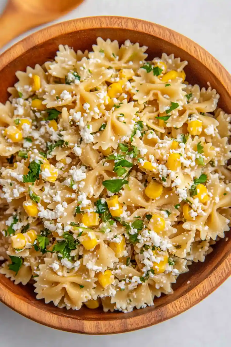 Spicy Elote Pasta Salad