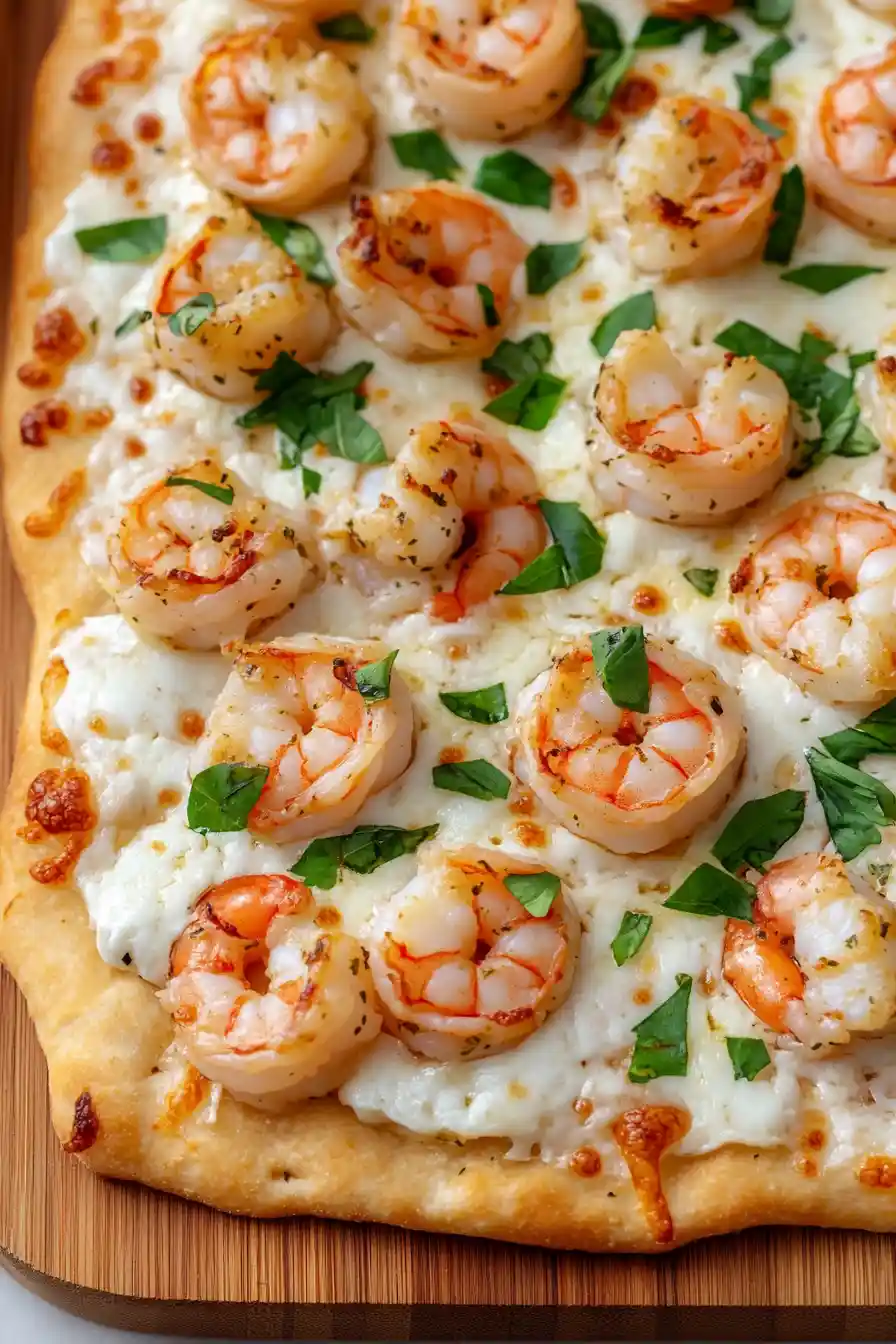 Best Shrimp Flatbread Pizza