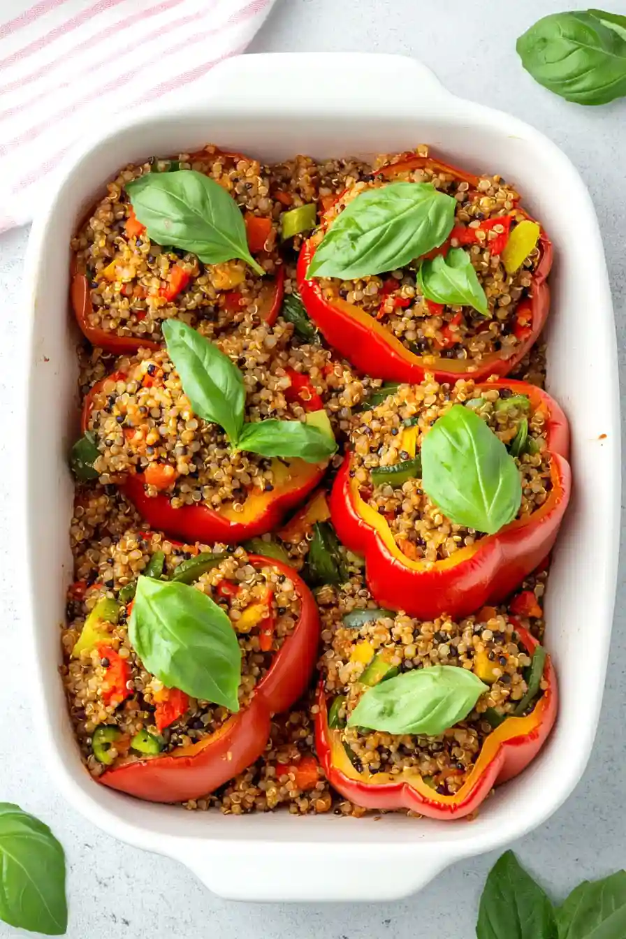 Delicious Vegan Stuffed Bell Peppers Recipe