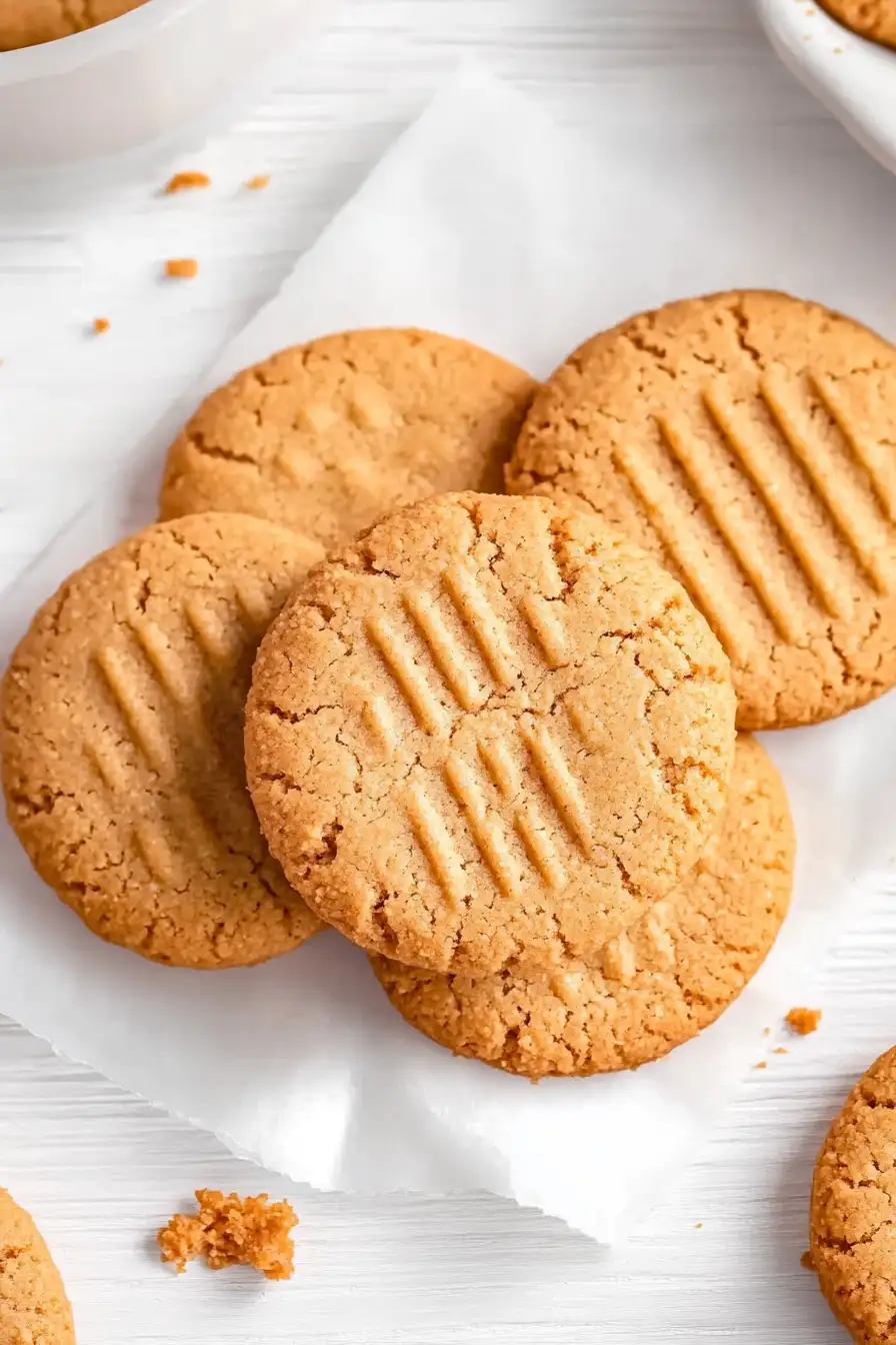 Easy Peanut Butter Cookies 3 Ingredient
