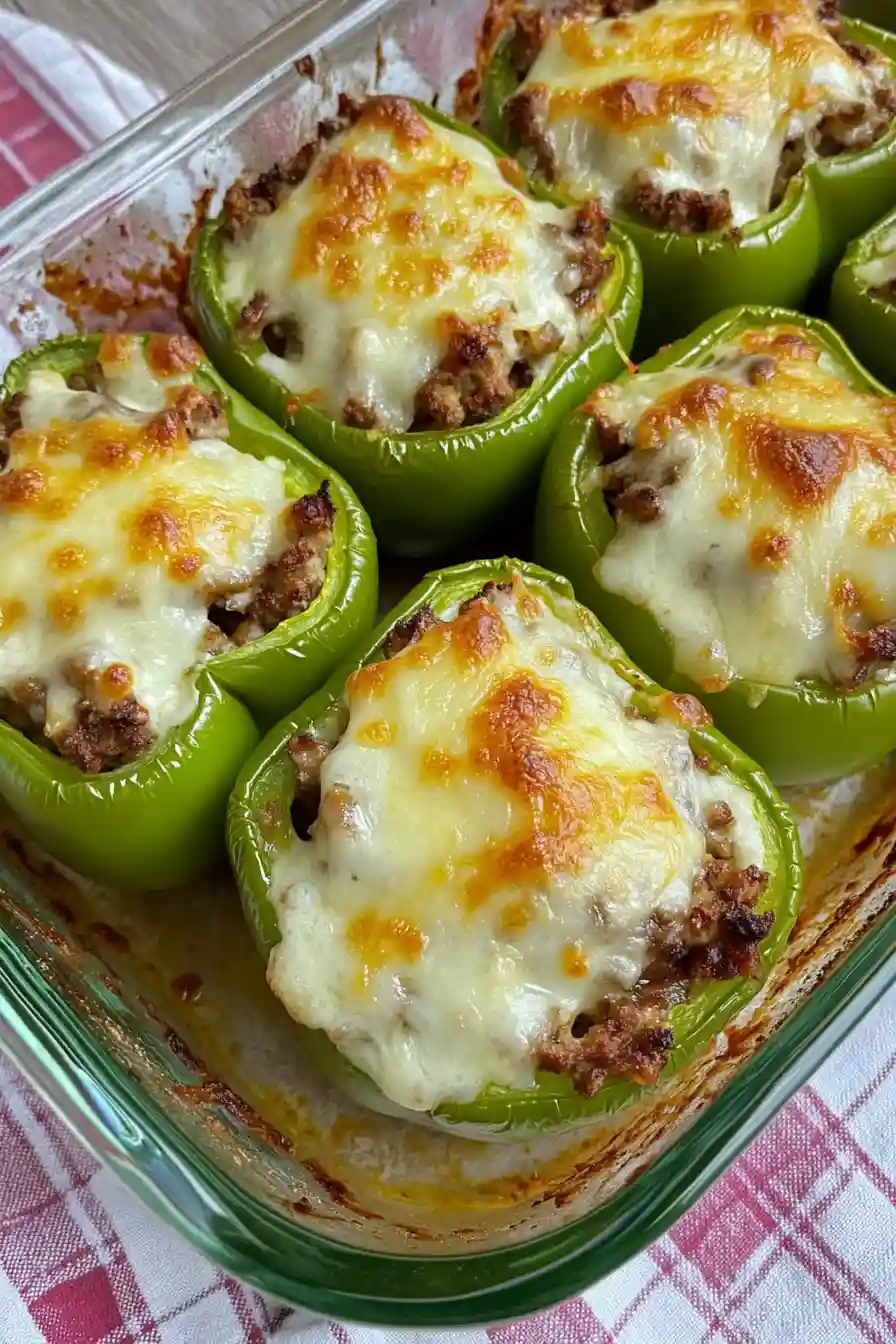 Satisfying Cream Cheese Stuffed Bell Peppers