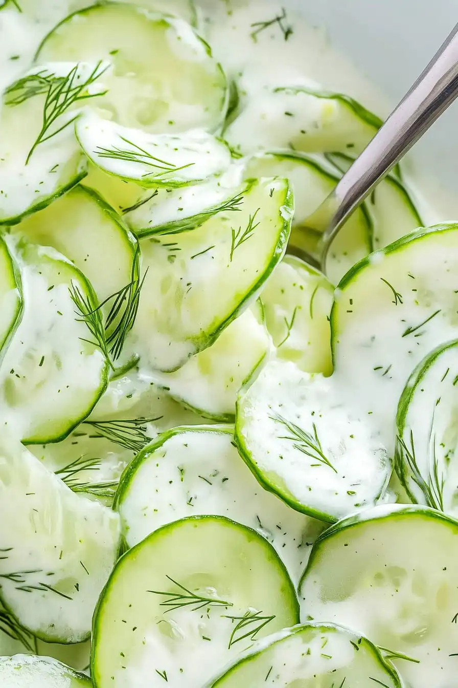 Zesty German Cucumber Salad