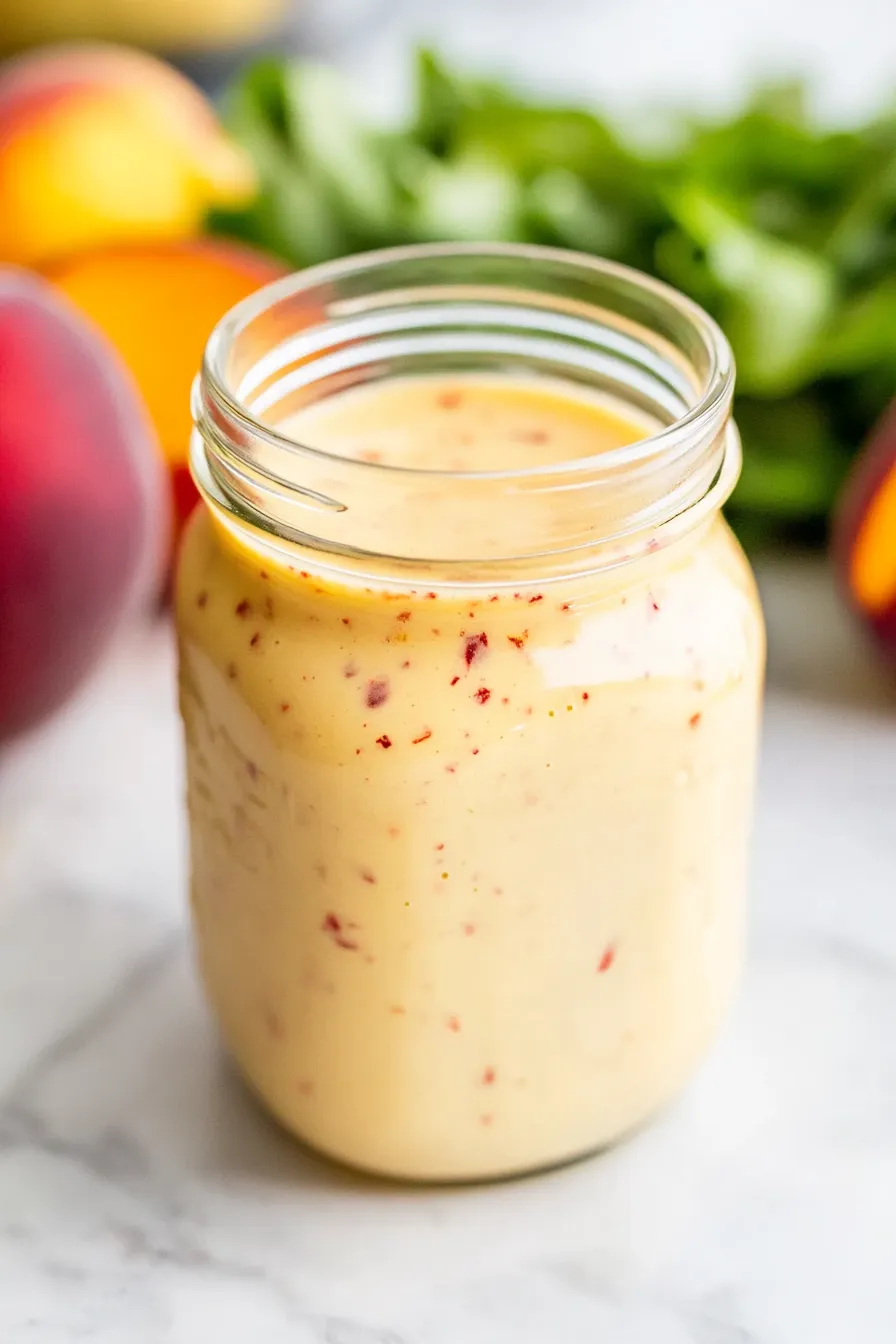 Tasty Peach Salad Dressing