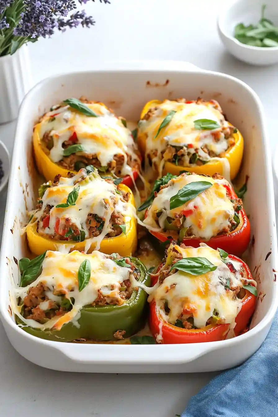 Best Ground Turkey Stuffed Bell Peppers