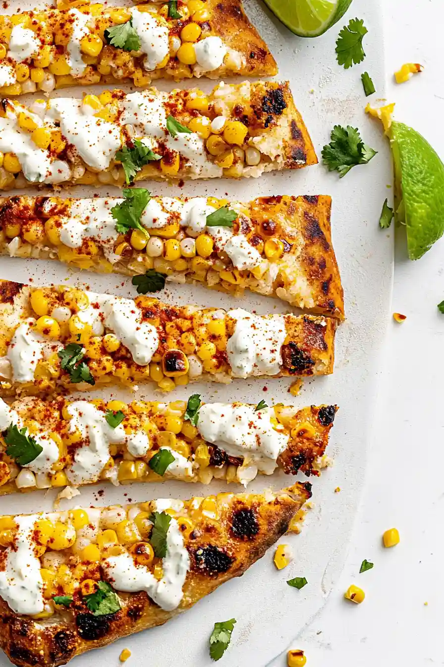 Quick Street Corn Flatbread Recipe