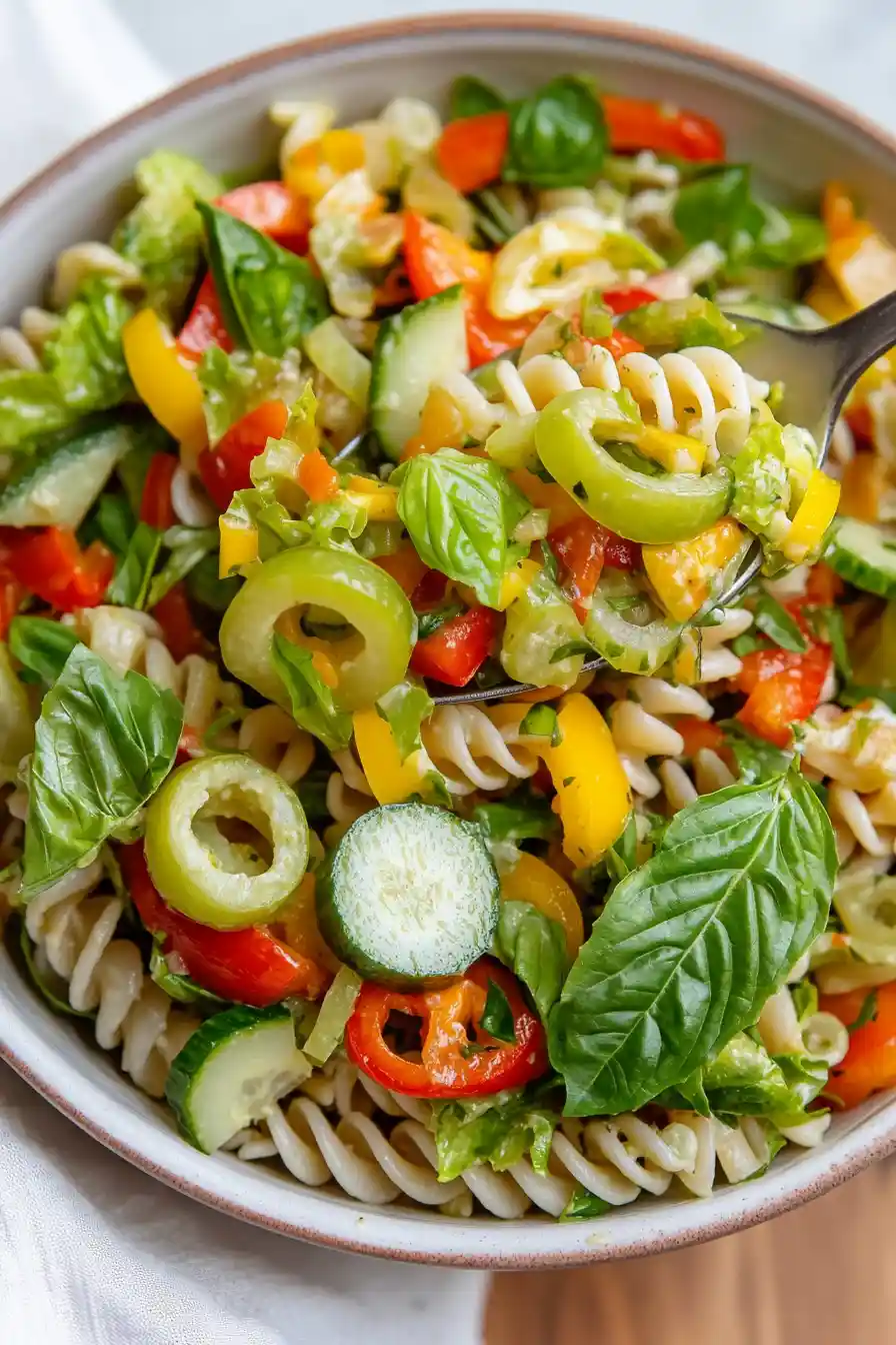Delicious Lettuce Pasta Salad Recipe