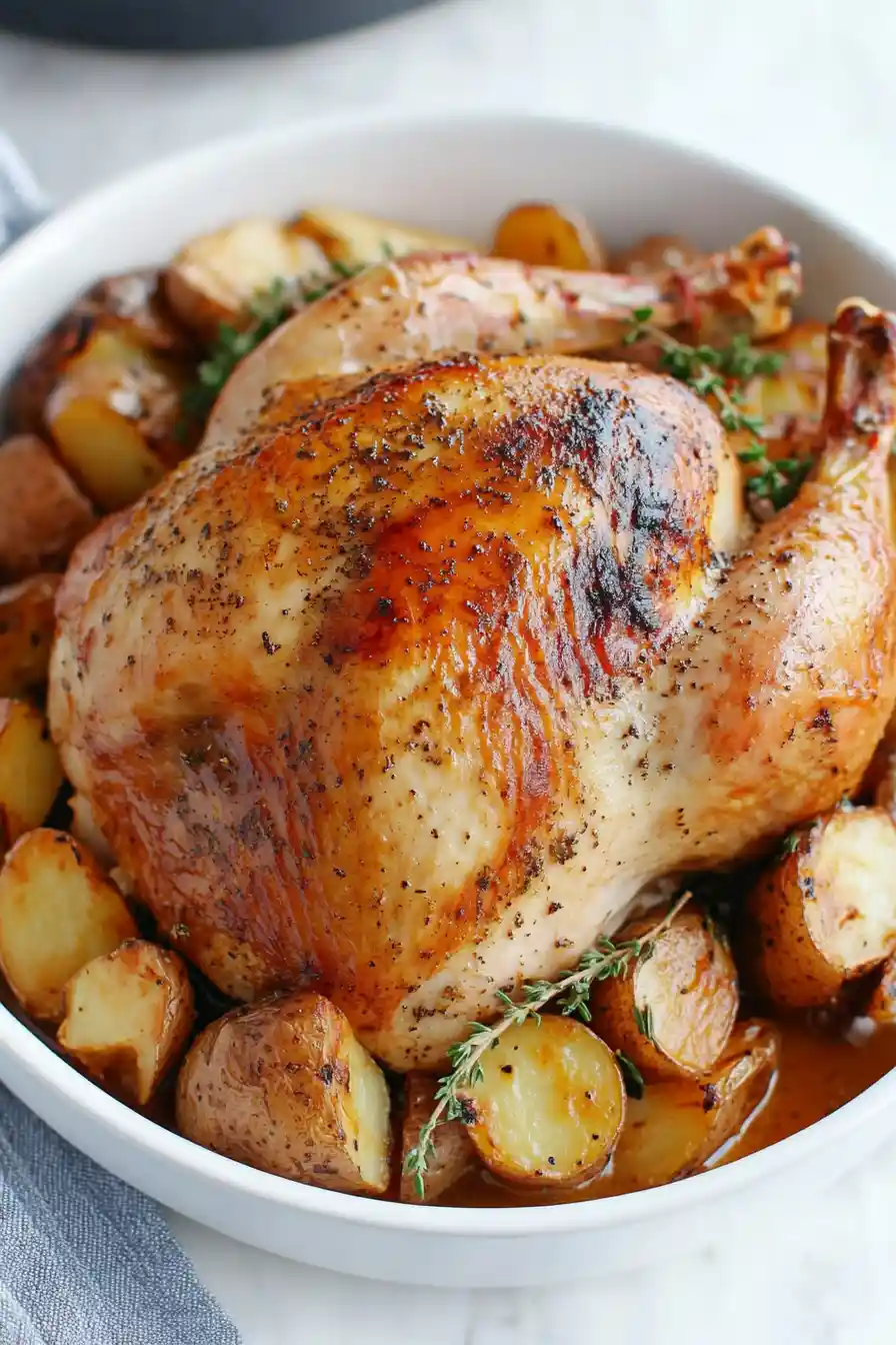 Easy Roast Turkey and Potatoes