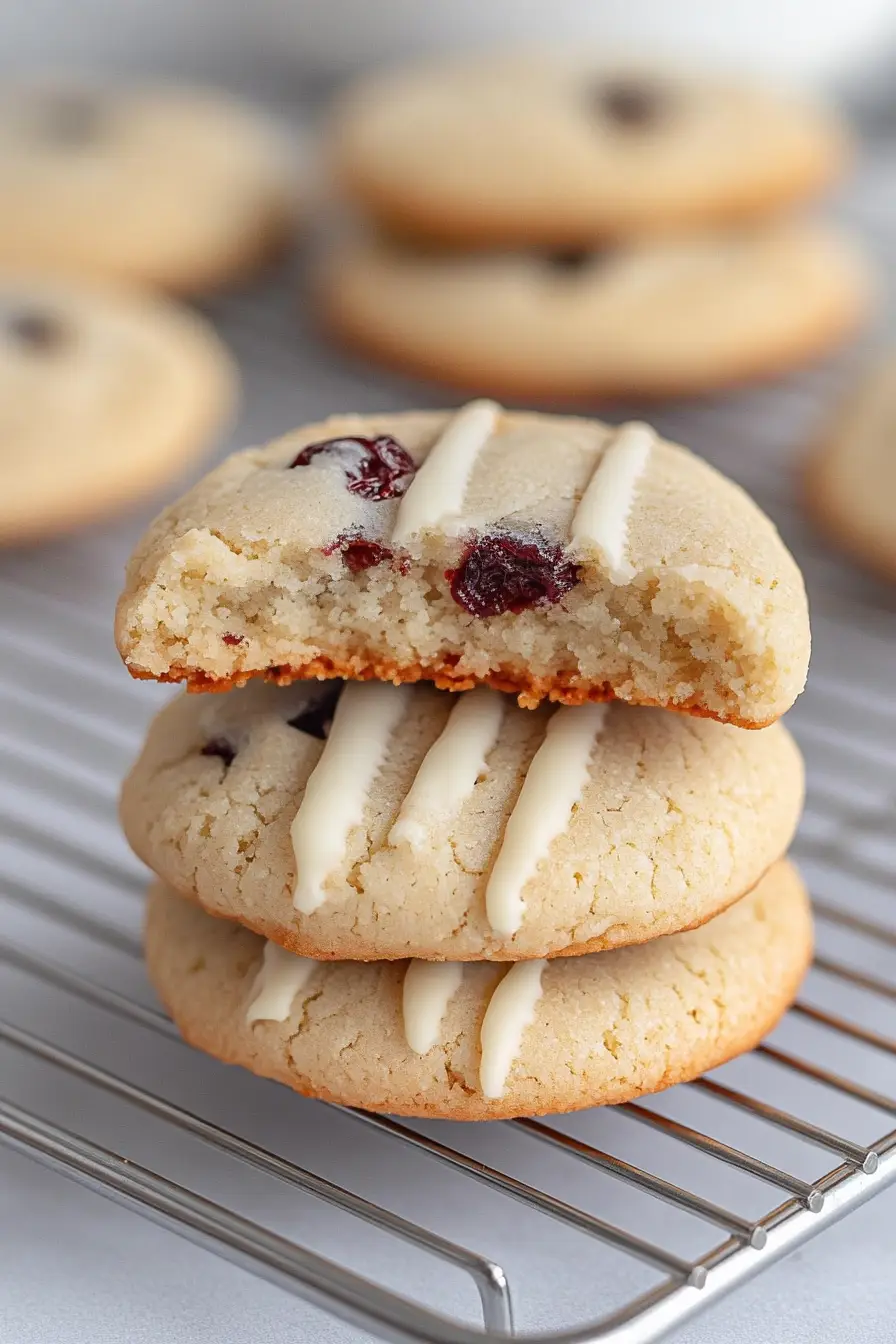 Fluffy Gluten Free Cherry Almond Cookies