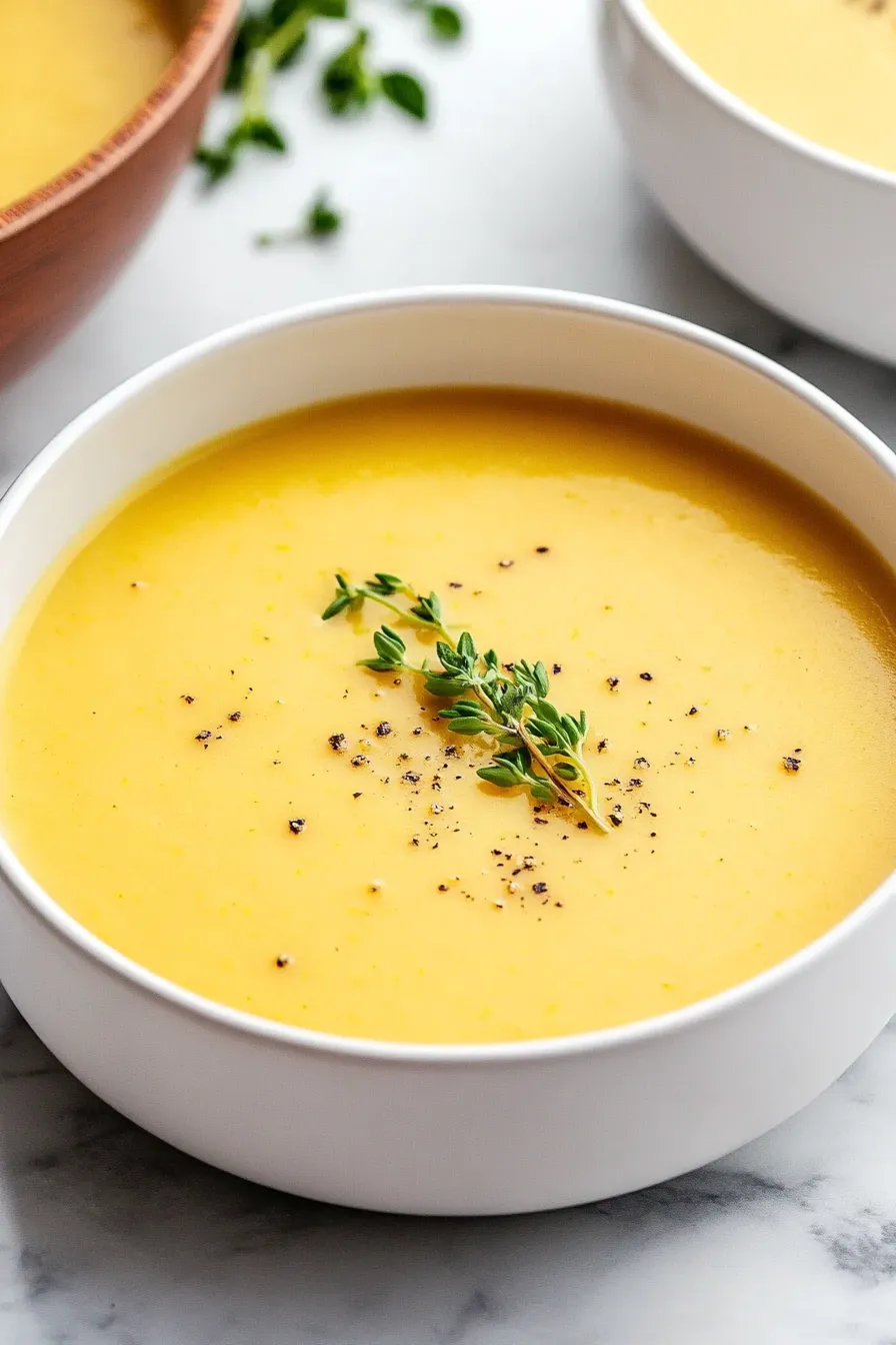 Healthy Instant Pot Yellow Squash Soup