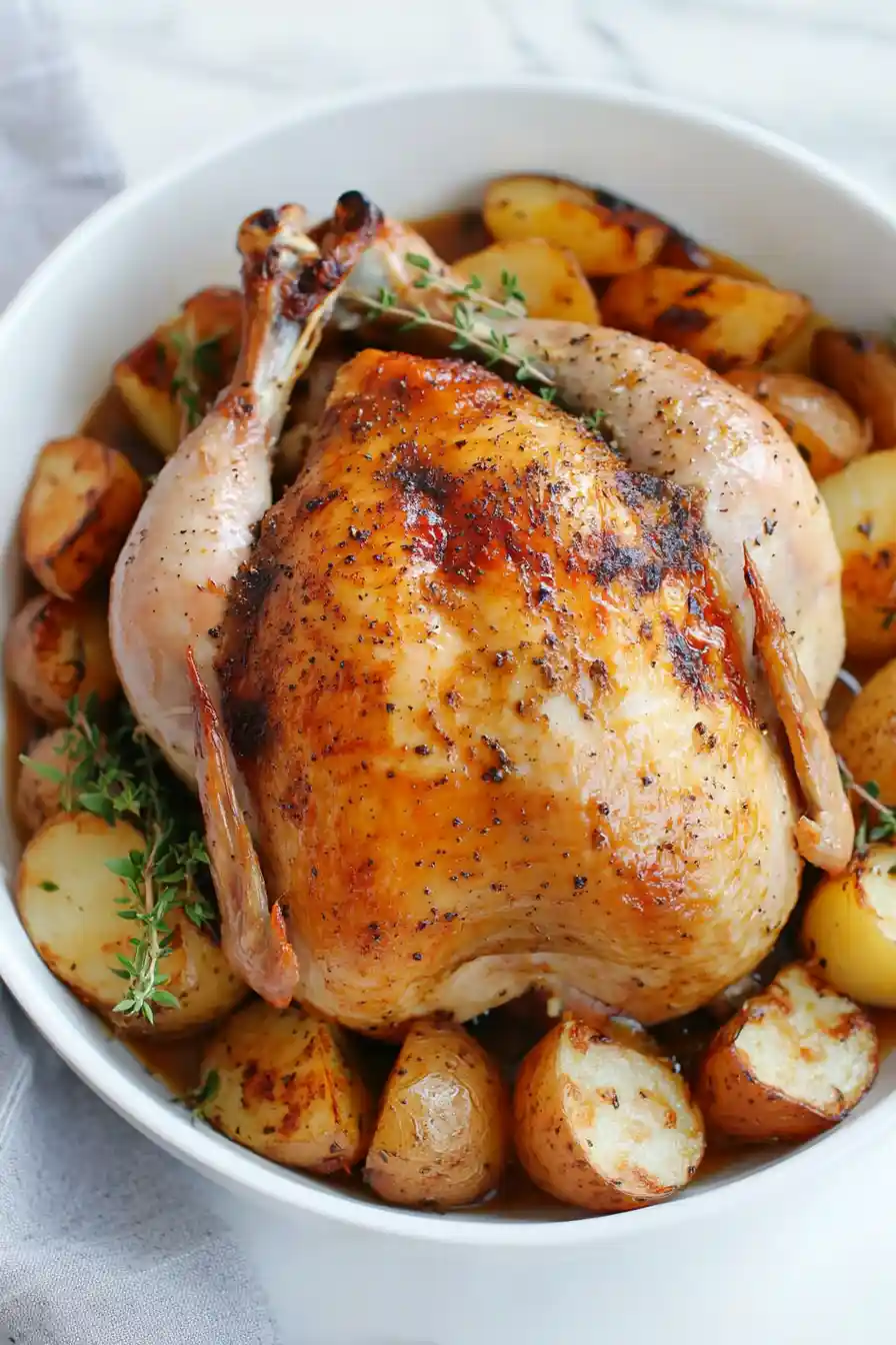 Easy Roast Turkey and Potatoes