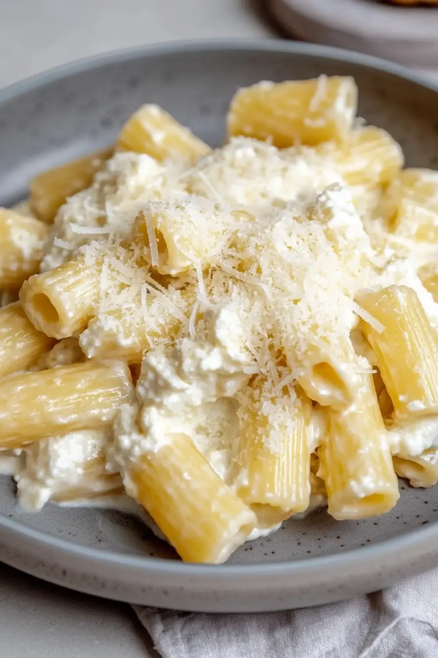 Juicy Ricotta Pasta with Veggies