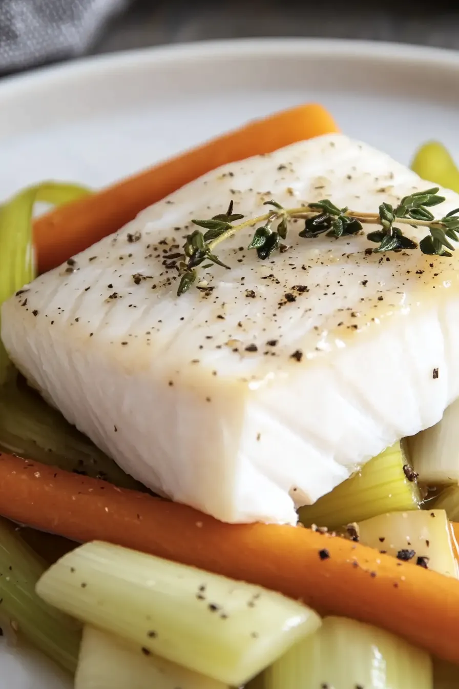 Savory Casserole Baked Halibut