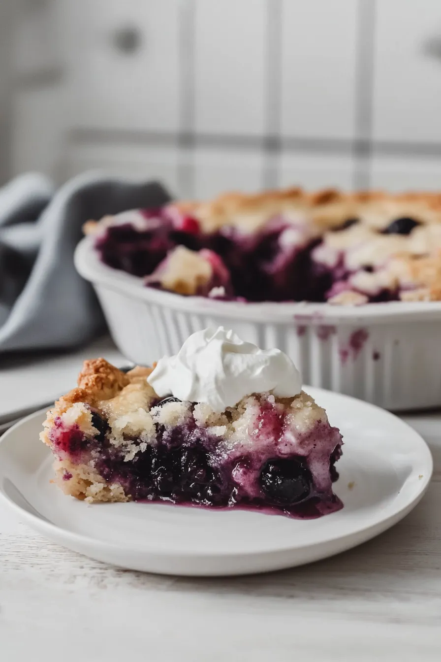 Healthy Blackberry Cobbler