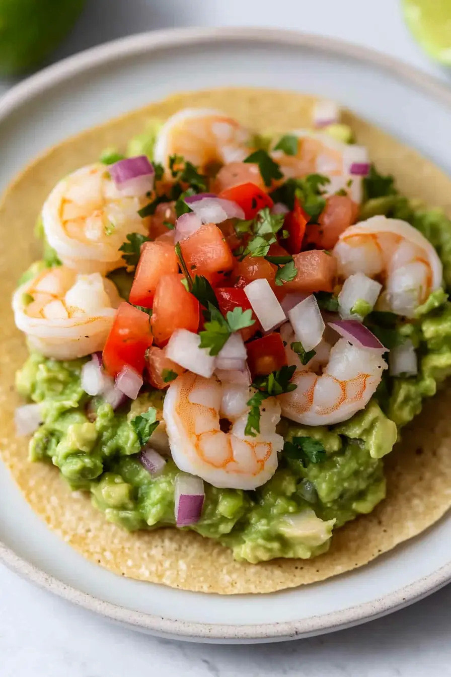 Quick Tostadas de Camarón