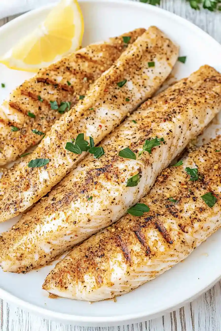 Savory Grilled Fish Fillet