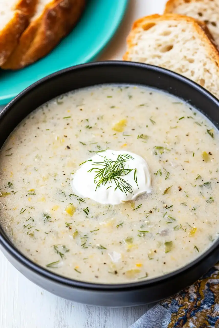 Tasty Crockpot Yellow Squash Soup