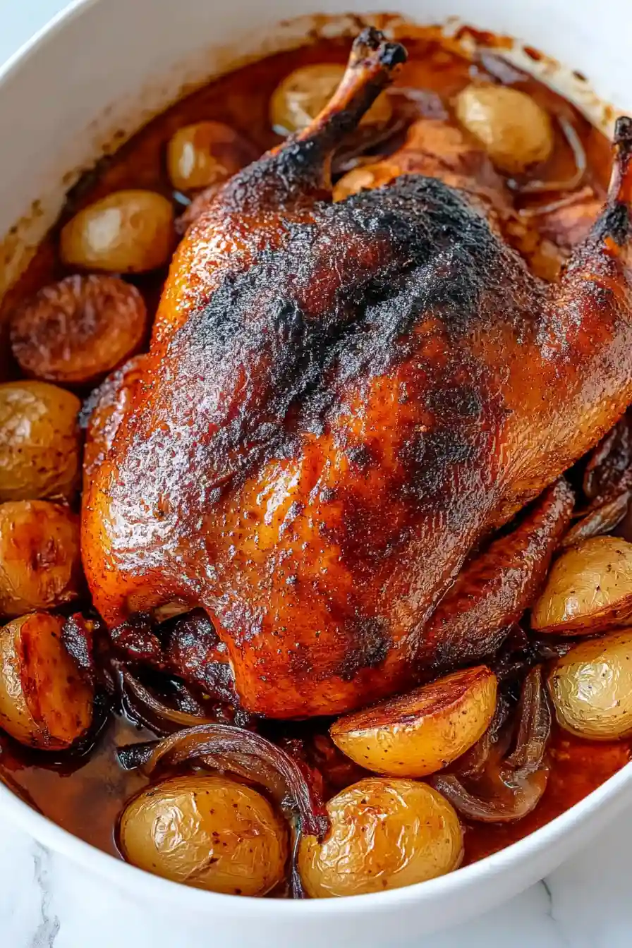 Crispy Roasted Duck and Potatoes