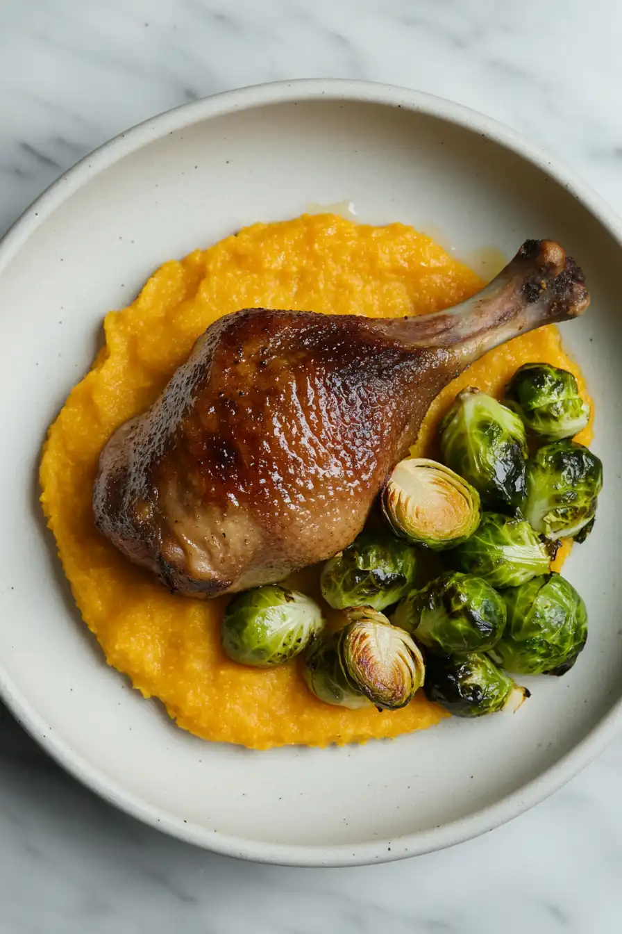 Quick Oven Roasted Duck Leg