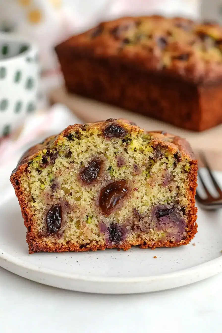 Moist Zucchini Bread with Dates