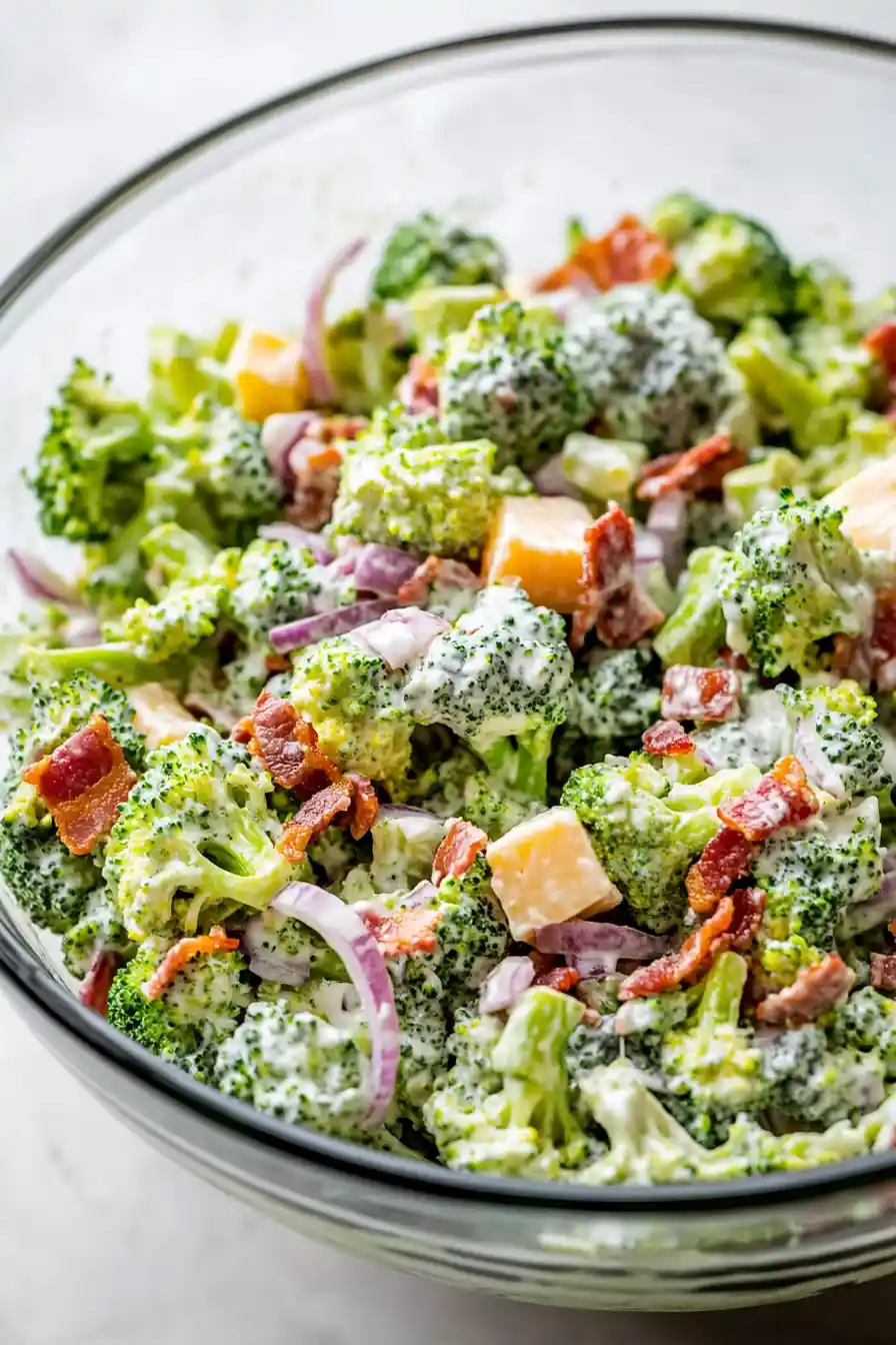 Quick Broccoli Ranch Salad
