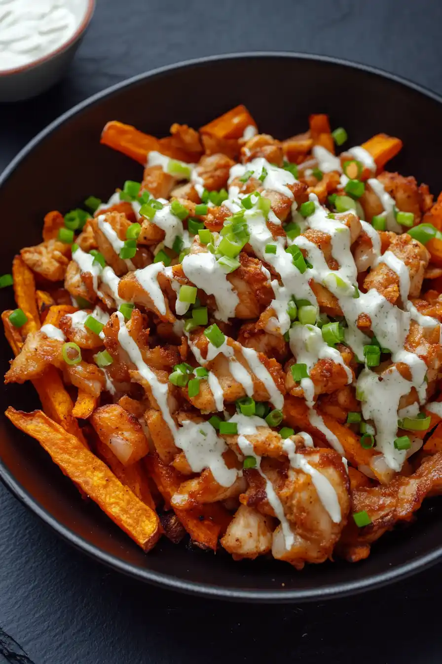 Healthy Chicken Sweet Potato Fries