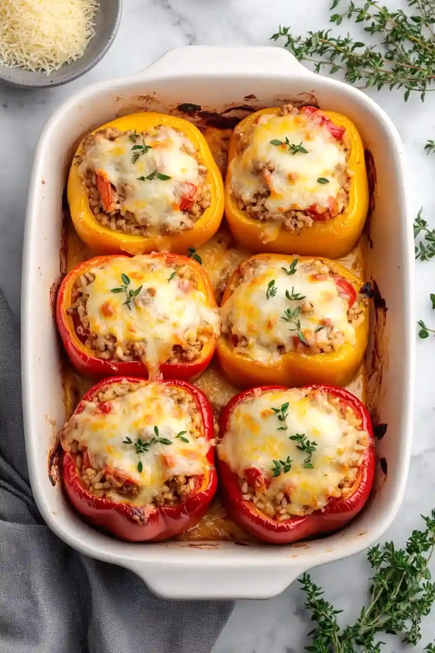 Delicious Italian Stuffed Bell Peppers Recipe