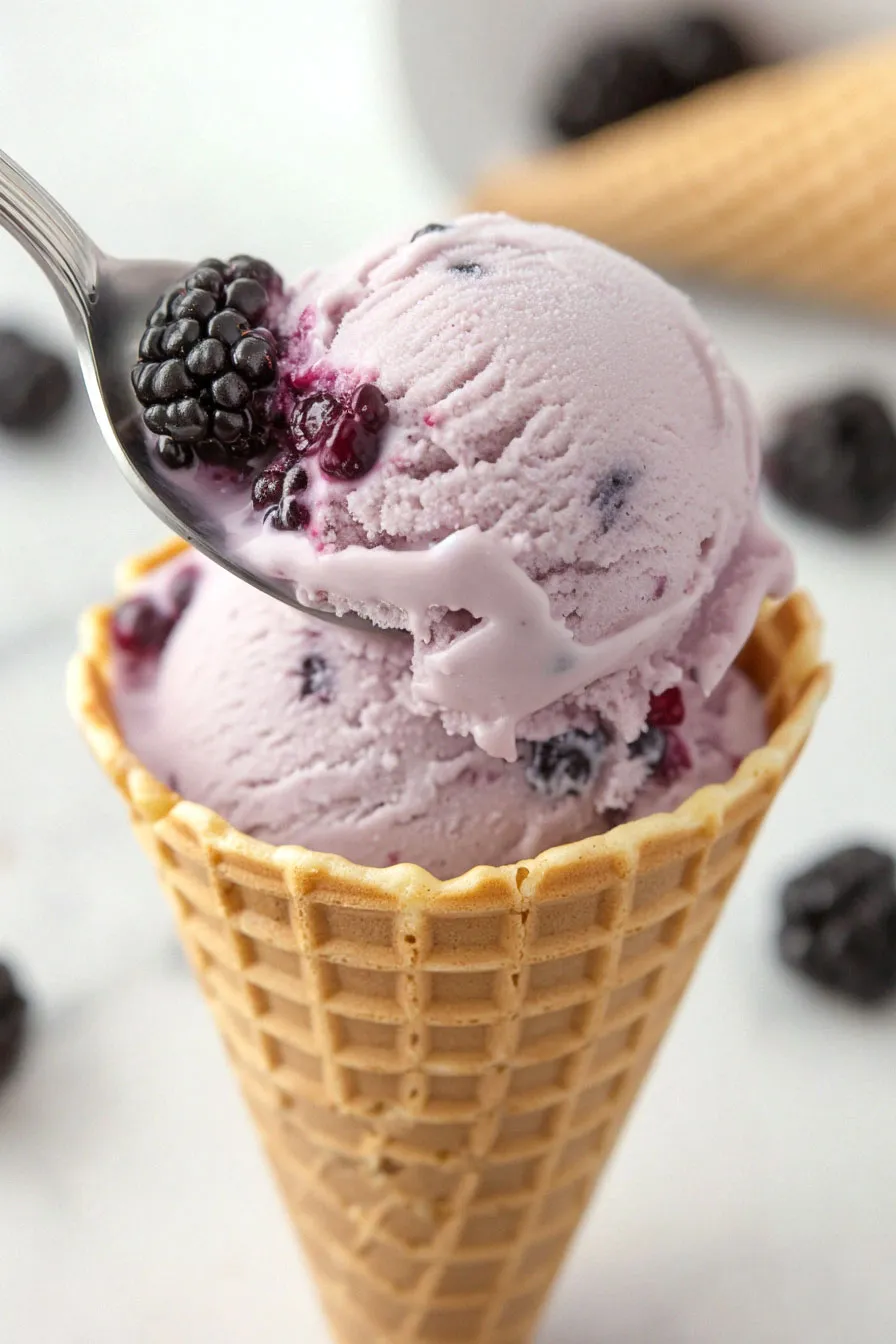 Delicious Mulberry Ice Cream Recipe