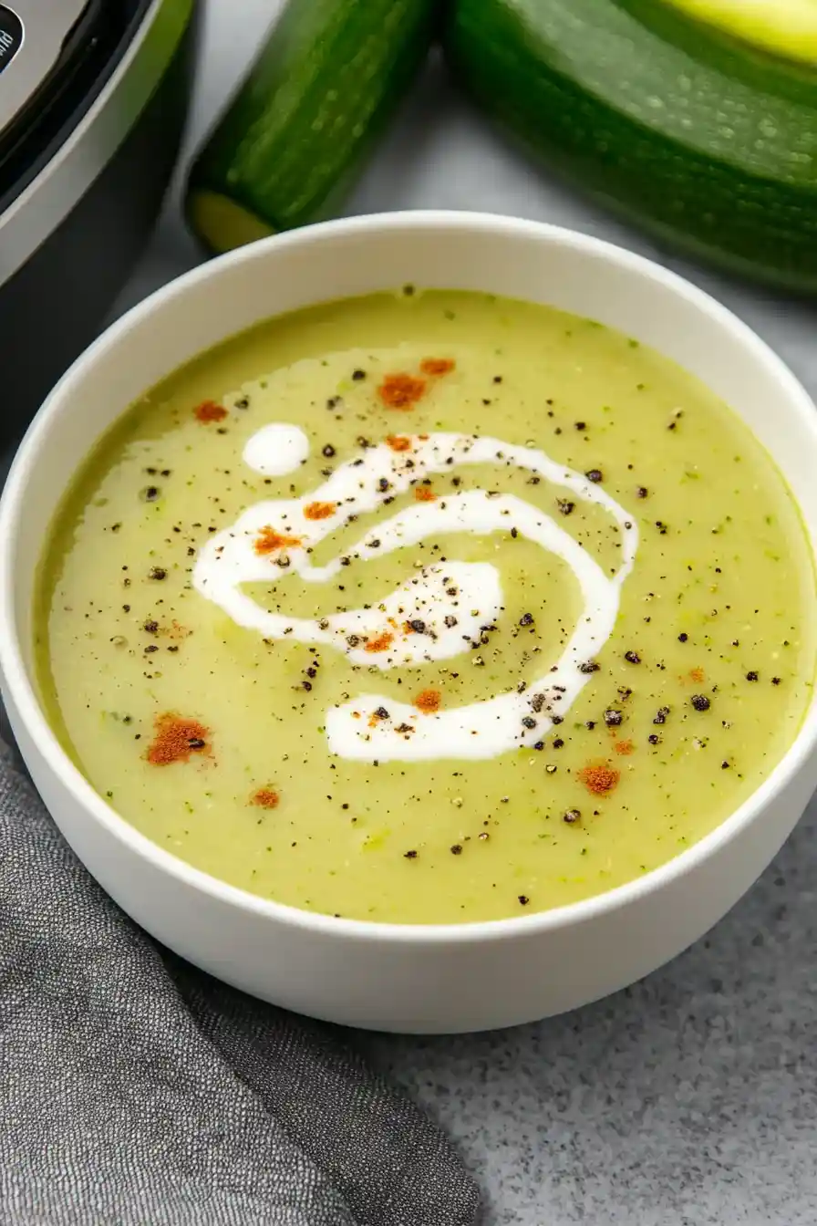 Creamy Instant Pot Zucchini Soup
