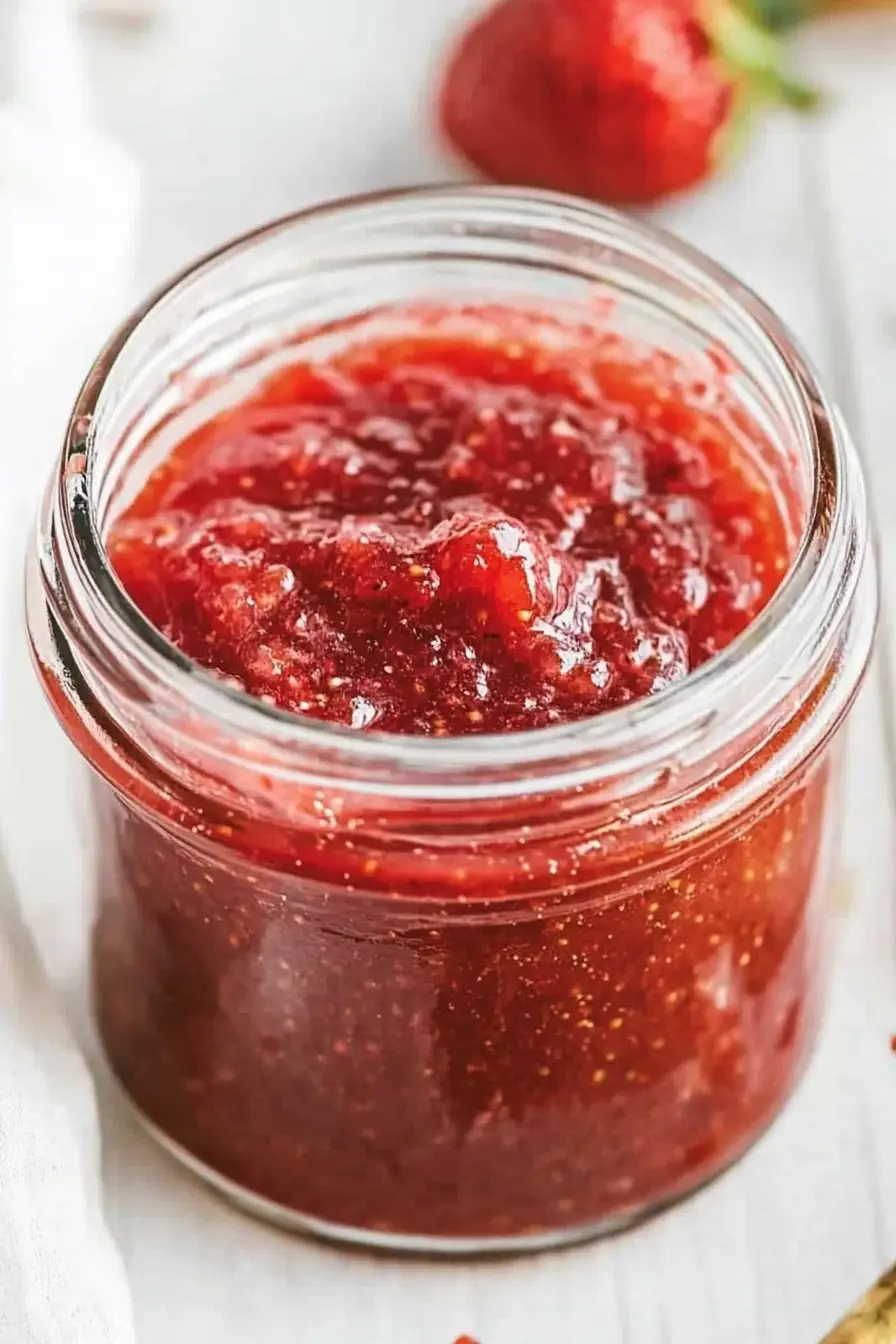Quick Strawberry Rhubarb Freezer Jam