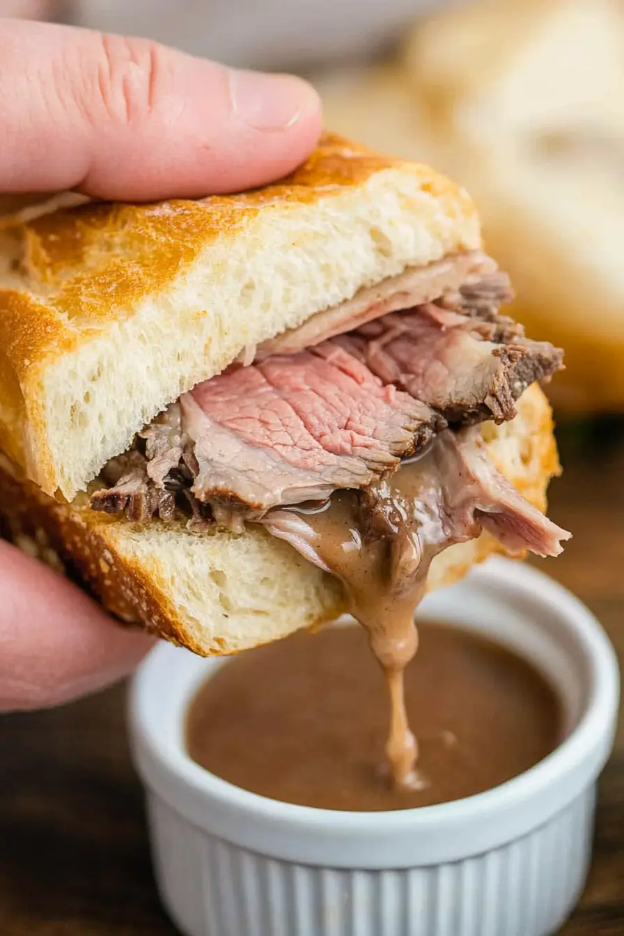 Ultimate Prime Rib French Dip Sandwich