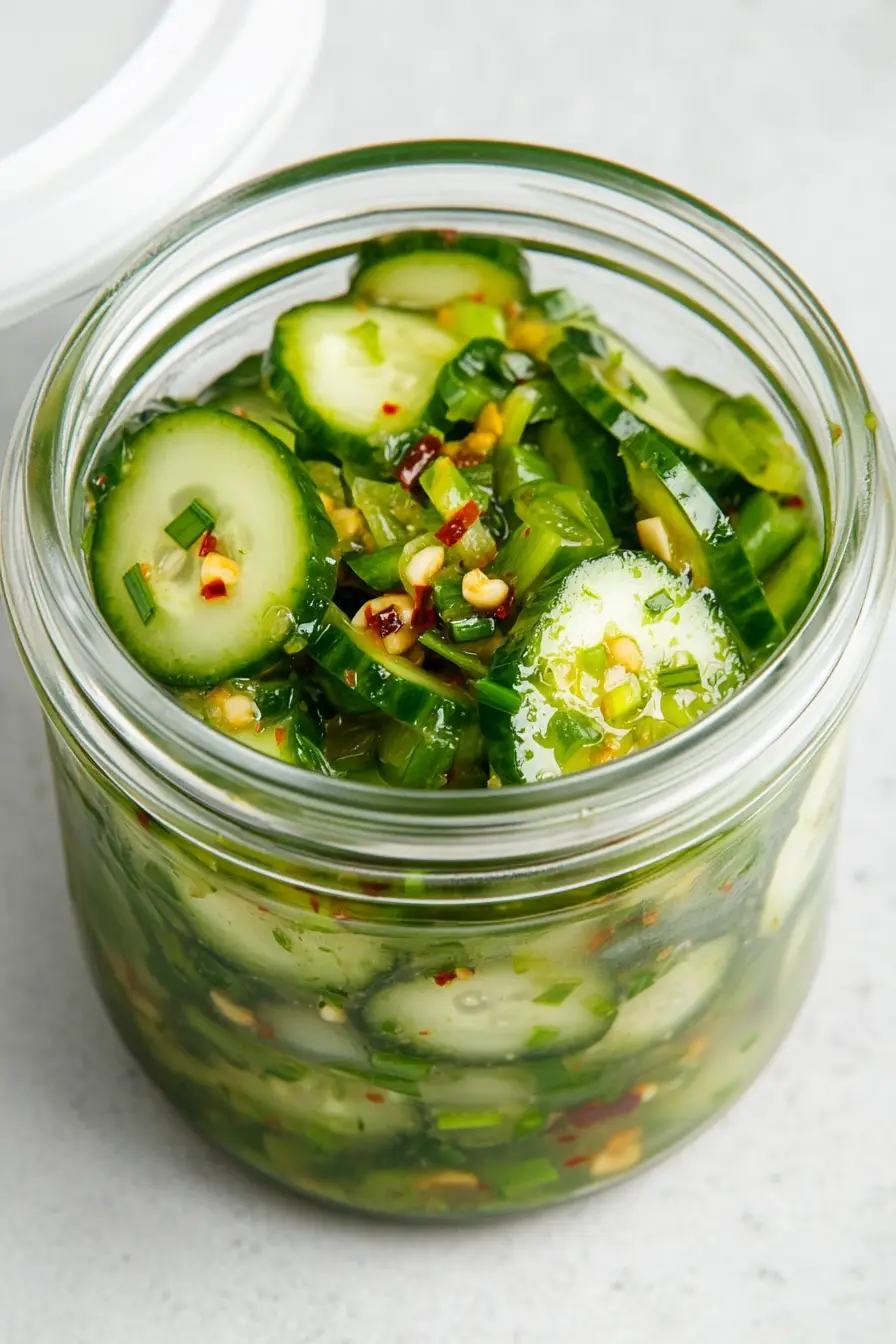 Refreshing Logan's TikTok Cucumber Salad