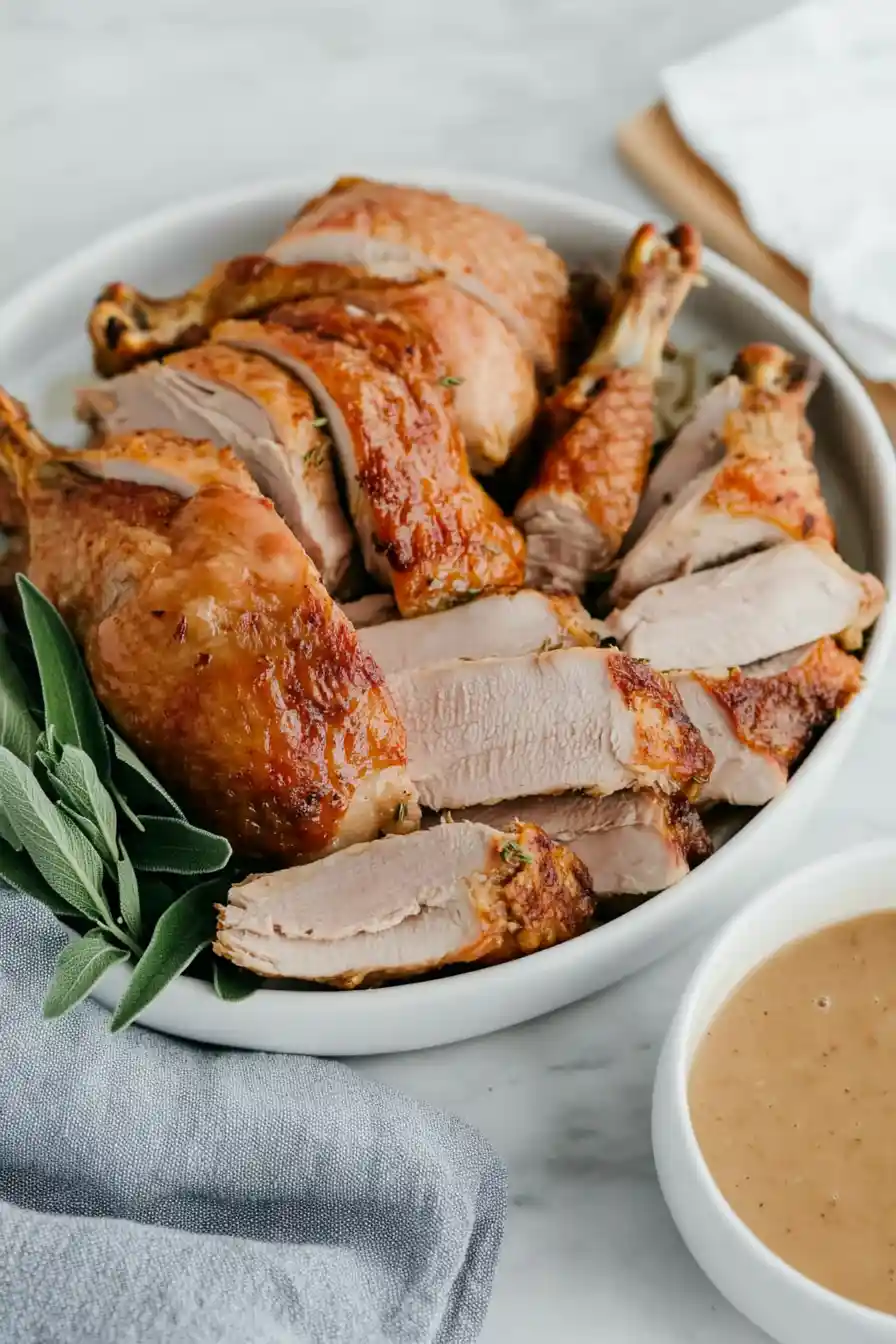 Simple Roast Turkey in Parts