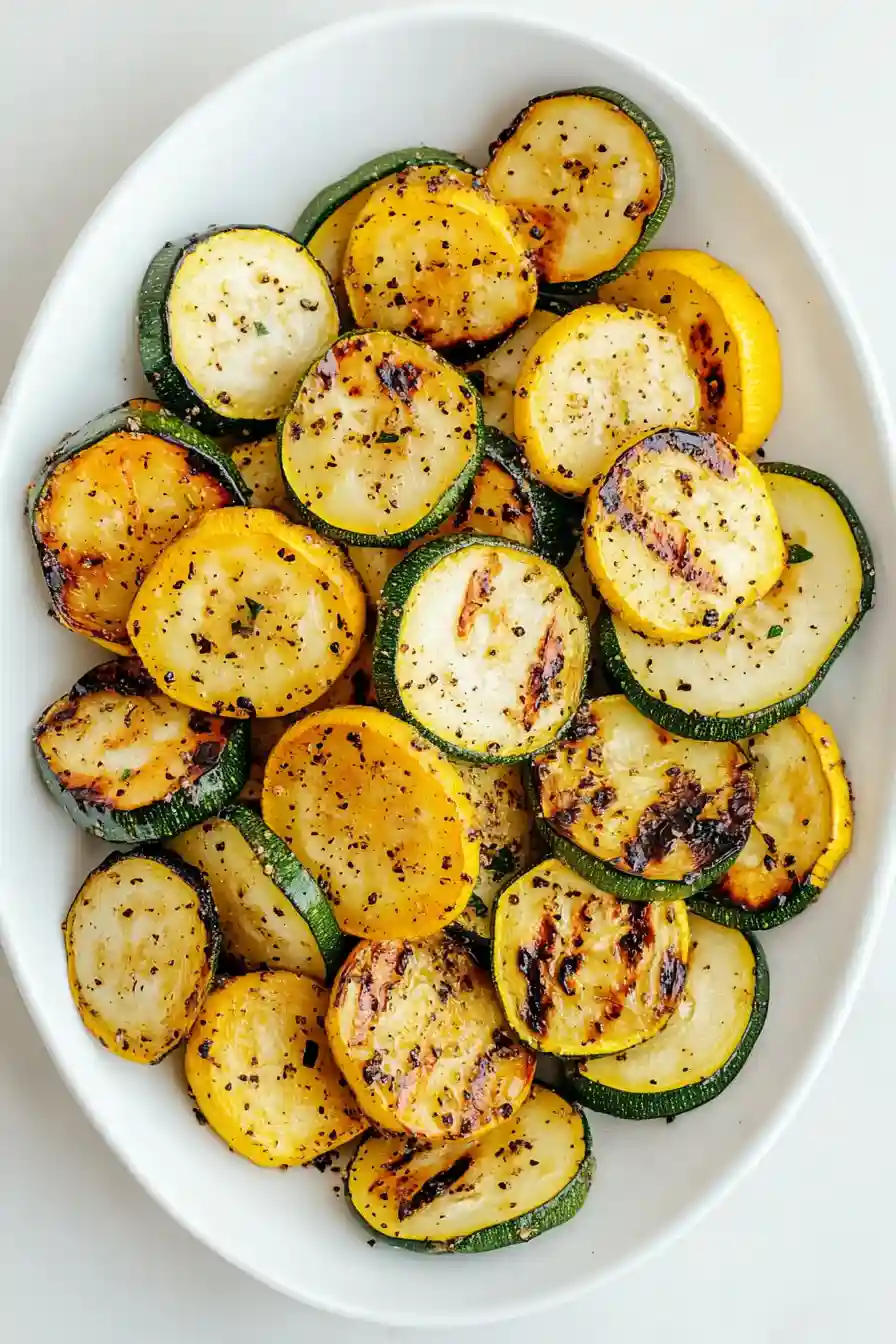 Delicious Grilled Yellow Squash and Zucchini