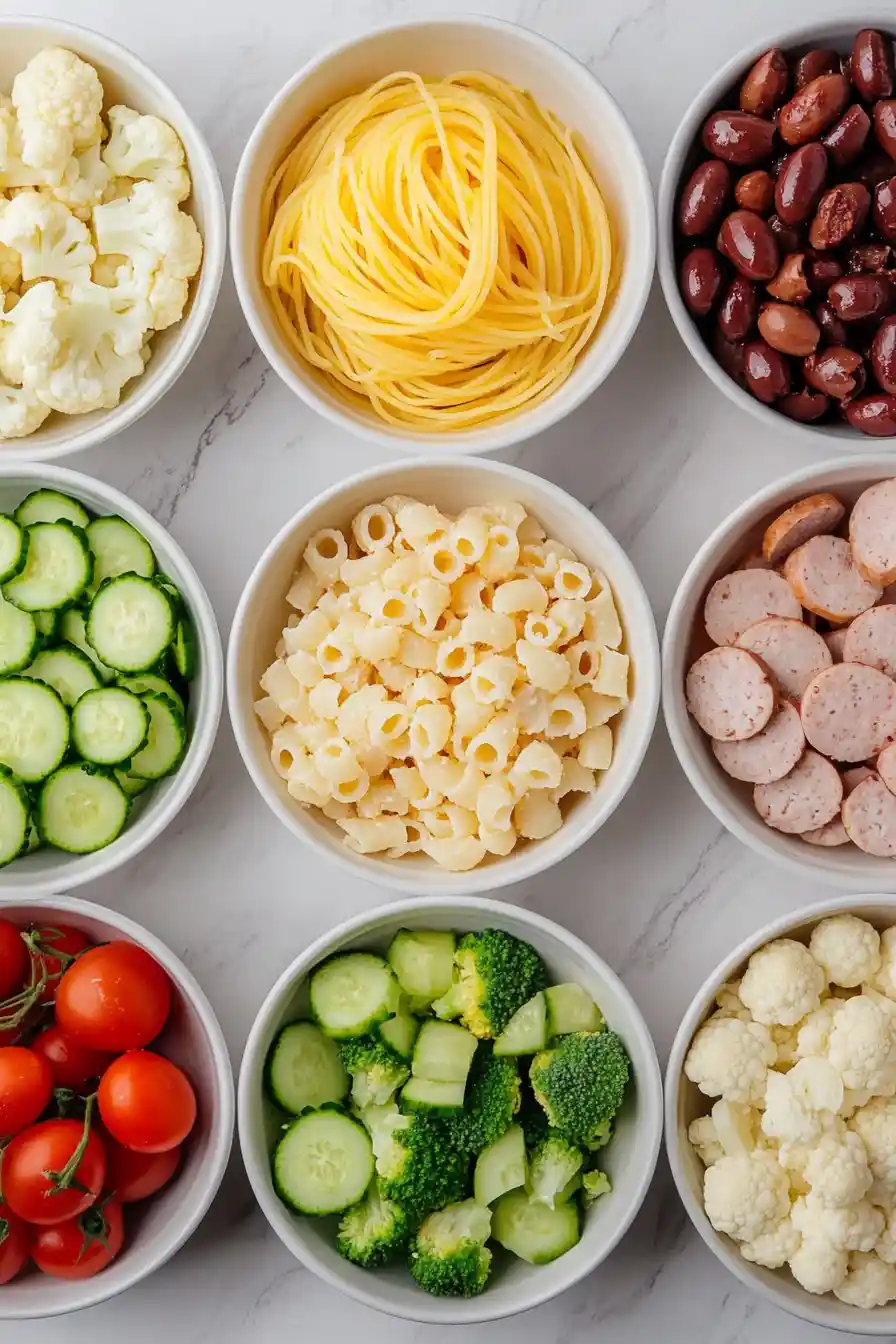 Easy Pasta Salad Bar Ideas
